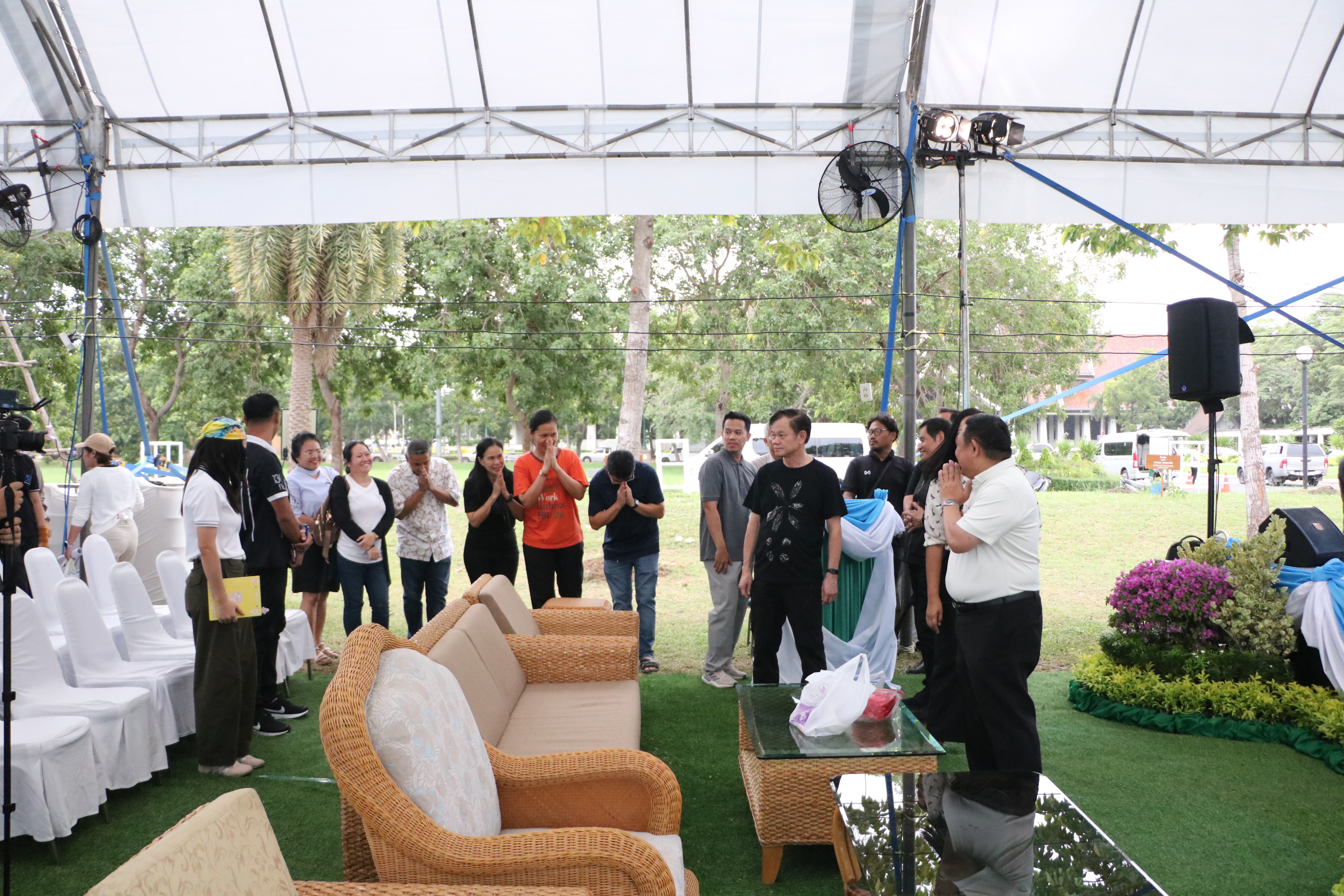 title - เลขาธิการ ส.ป.ก. เตรียมความพร้อมพิธีเปิดงาน 